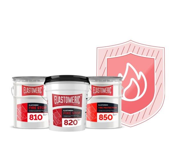 Однокомпонентное вспучивающееся покрытие на водной основе ELASTOMERIC FIRE STOP 820