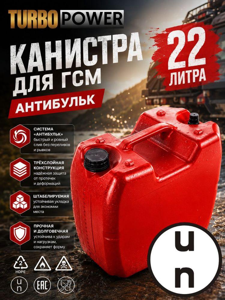 Канистра для бензина 20л ГСМ