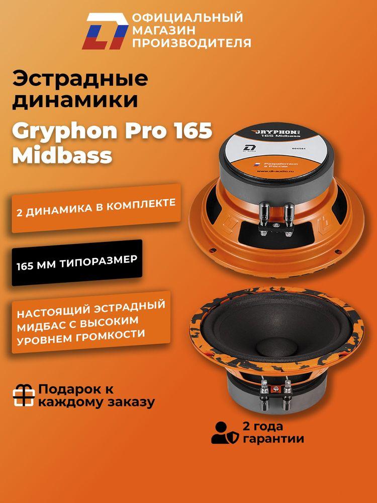 Динамики автомобильные мидбас 16 см DL Audio Gryphon Pro 165 MidBass пара